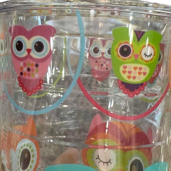 TERVIS Clear 24 ounce OWL with vibrant pink lid. NEW - Picture 6 of 10